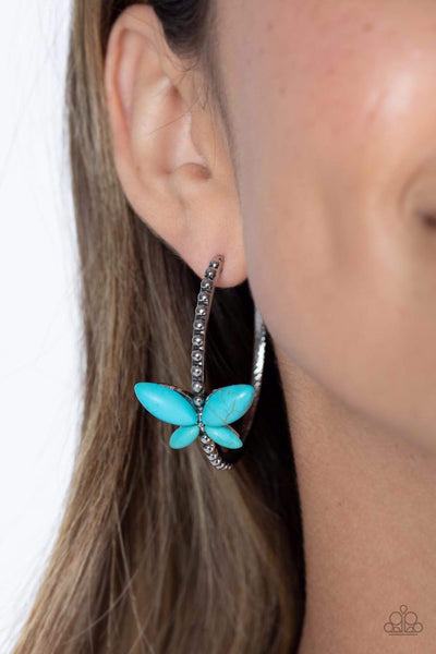 Bohemian Butterfly - blue