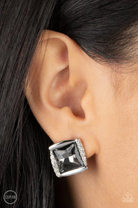 Sparkle Squared - silver clip on