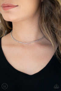 Pitch Purr-fect - white choker