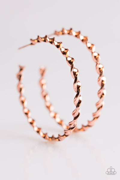 A Whirl and a Twirl - copper