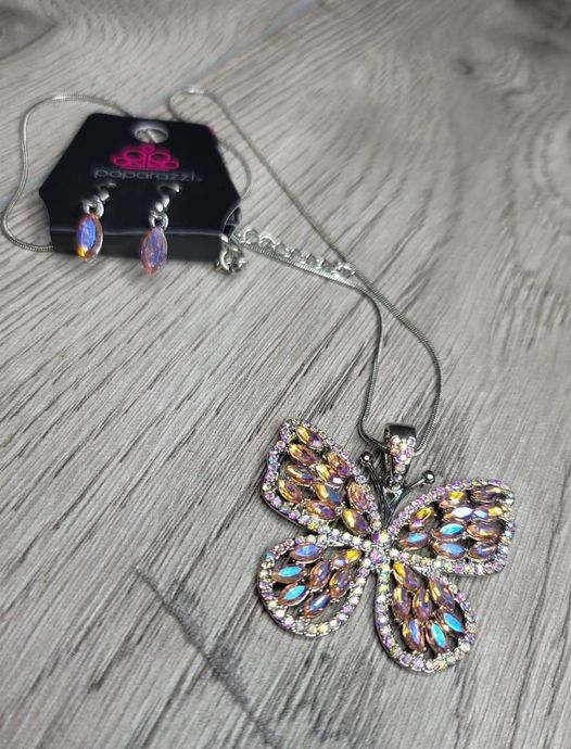 Paparazzi Fame And Flutter Butterfly Necklaces – Hope's Jewelry Den