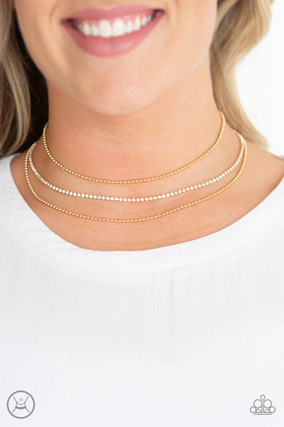 Retro Minimalism - gold choker