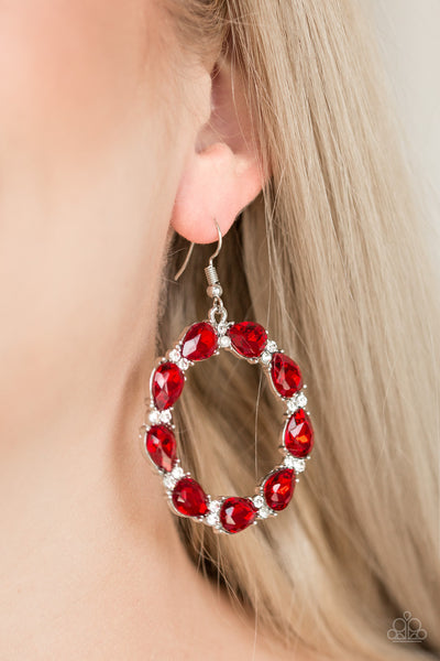 Ring Around the Rhinestones - red