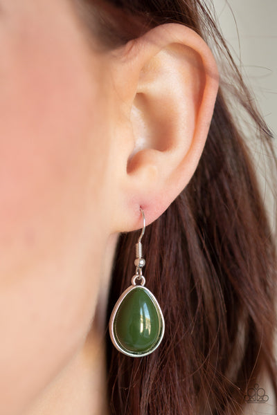 Shop 'Til You TEARDROP (green)