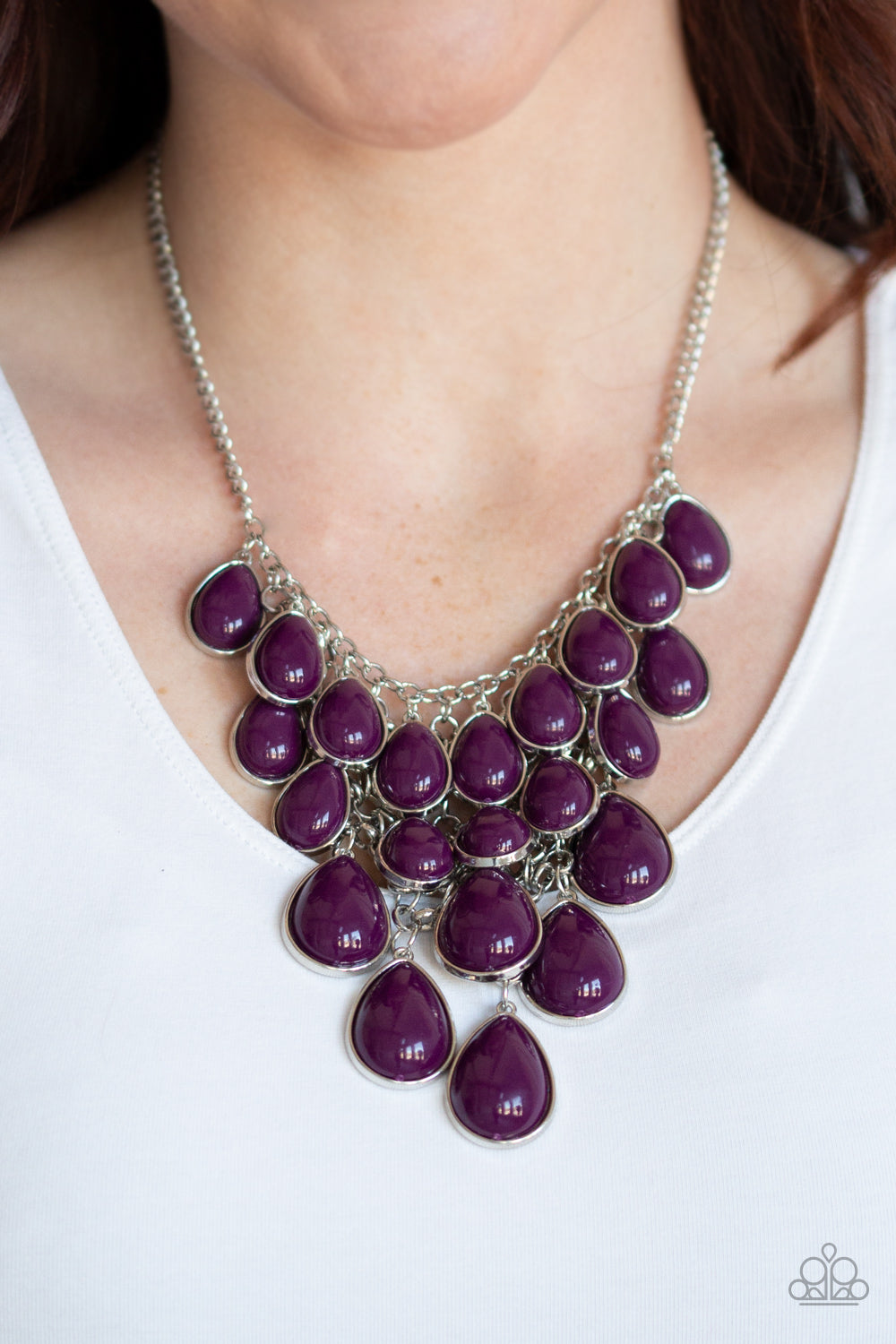 Shop 'Til You TEARDROP (purple)