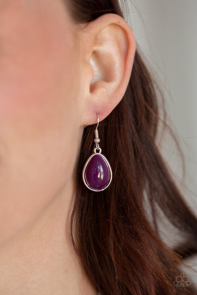 Shop 'Til You TEARDROP (purple)