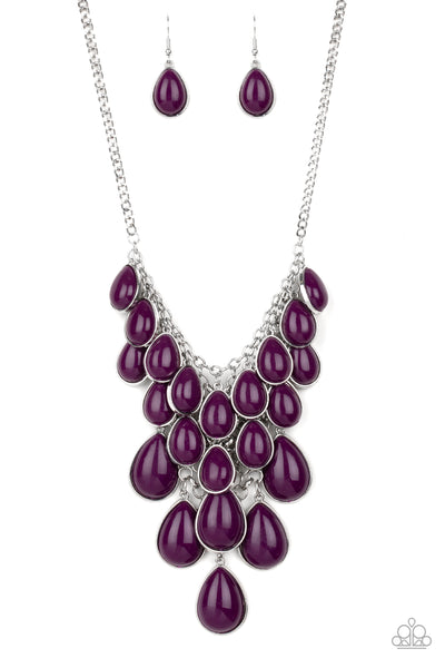 Shop 'Til You TEARDROP (purple)