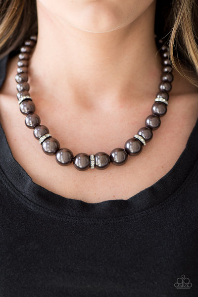 You Had Me at Pearls - black